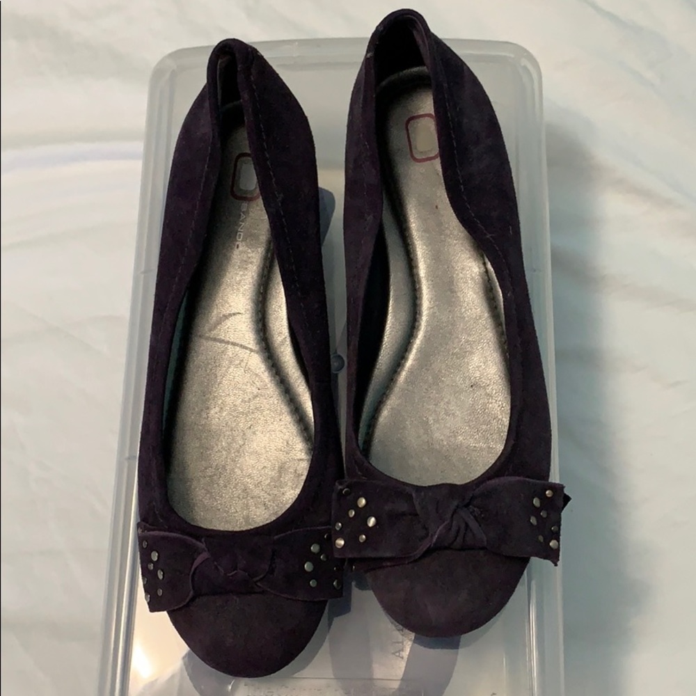 Purple Bandolino Flats